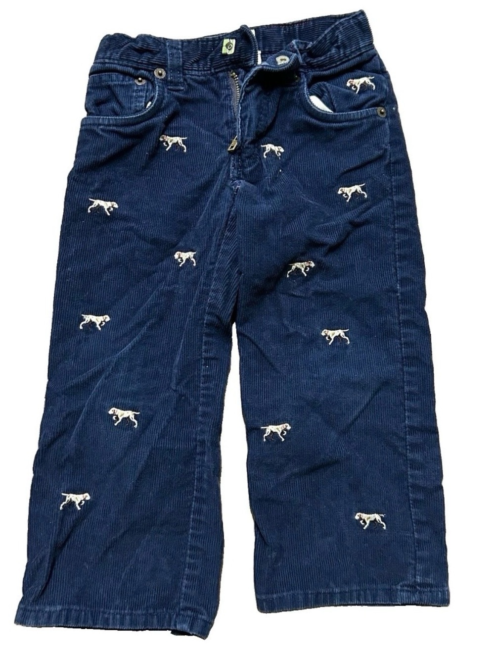 Toddler Boy J Crew Cuts Corduroy Pants Dogs Size 2T